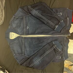 True religion varsity denim jacket